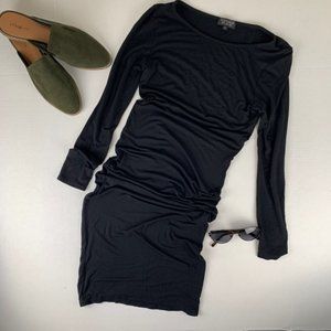 Topshop Black Bodycon Midi Dress // 6